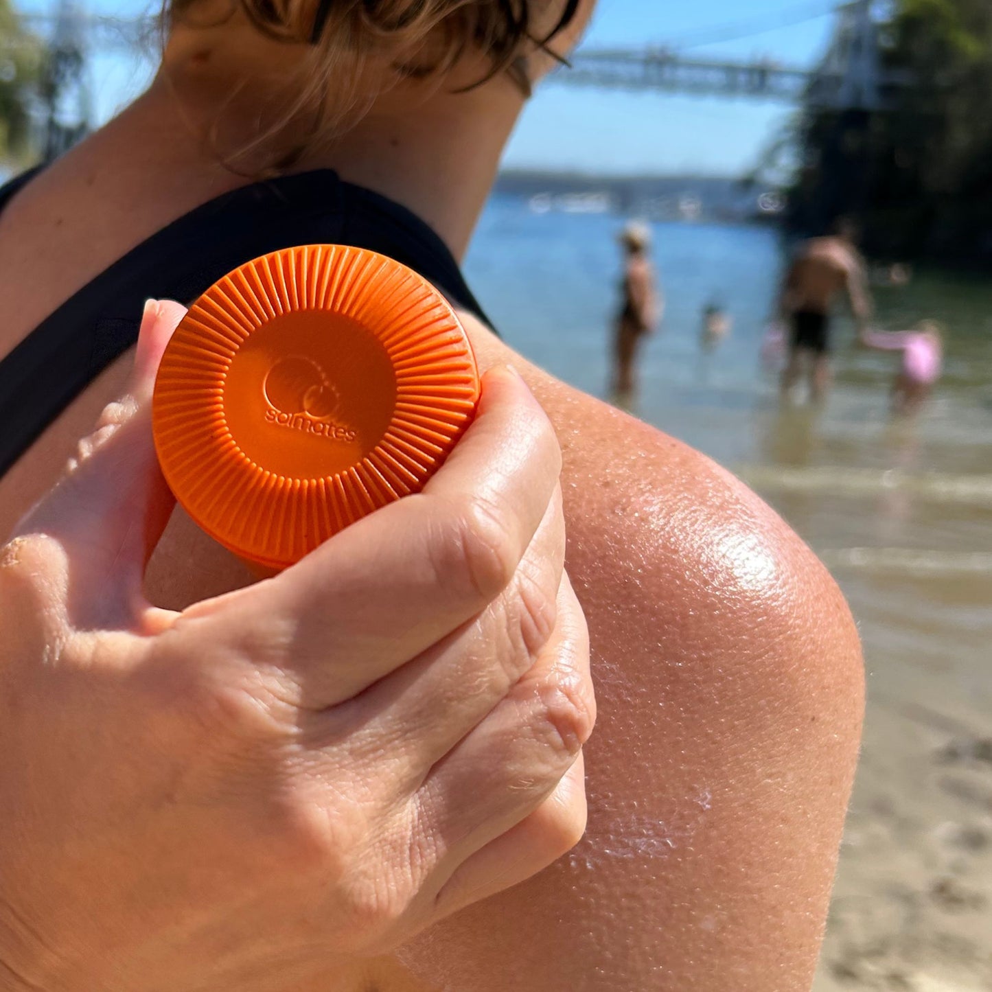 Desert Orange Refillable Sunscreen Applicator