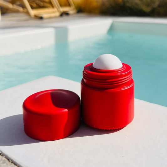 Waratah Red Refillable Sunscreen Applicator